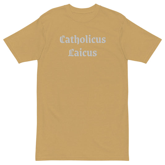 Catholicus Laicus premium heavyweight tee