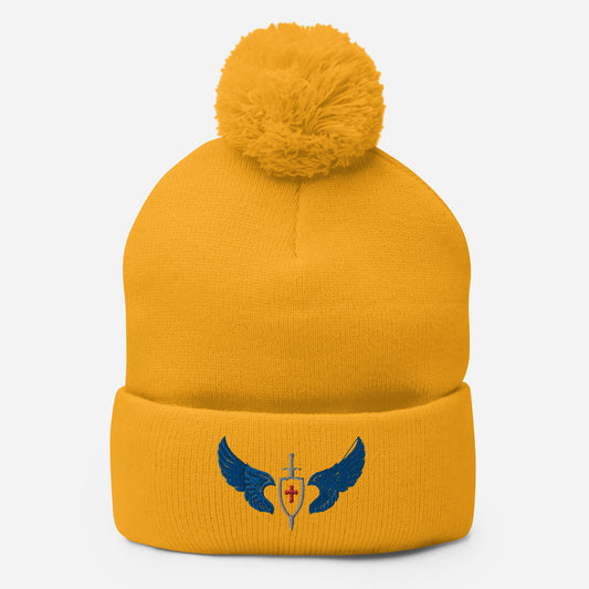 St Michael Shield #PomPom #Beanie