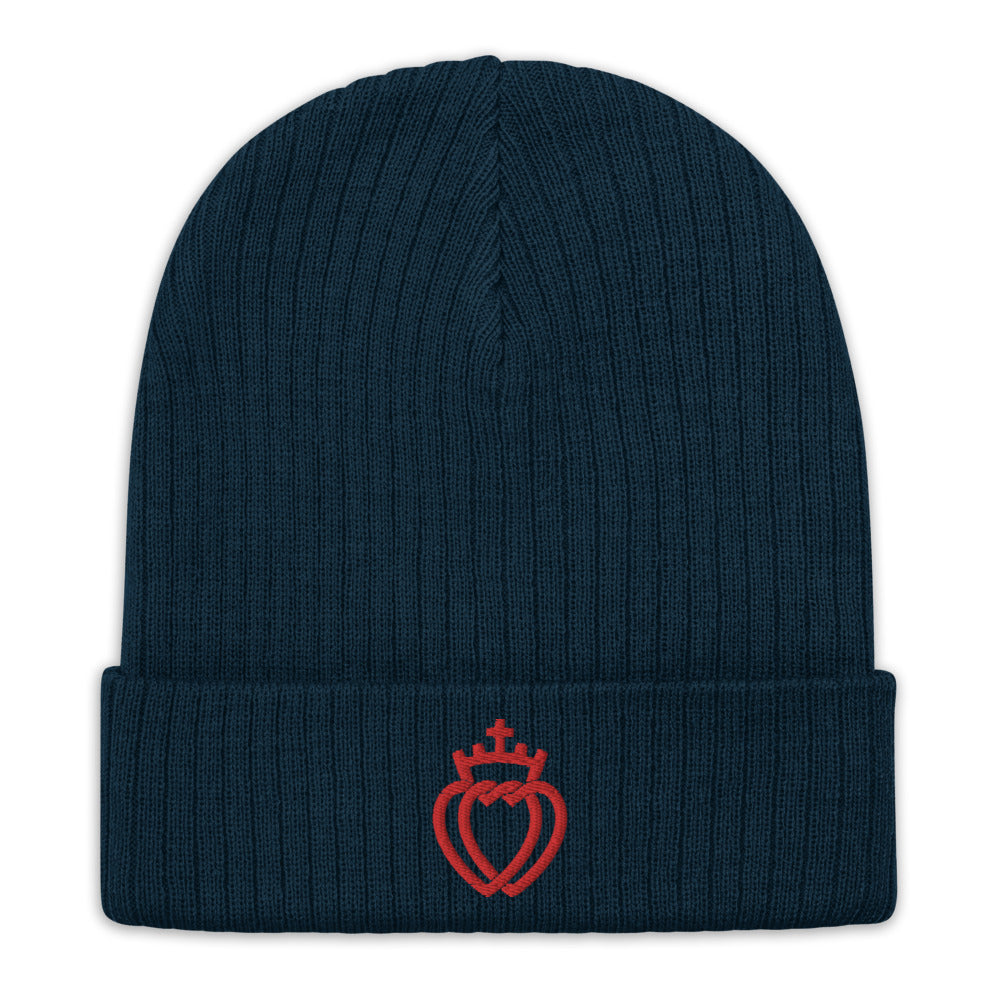 Sacred Heart Vendee - Recycled cuffed #beanie