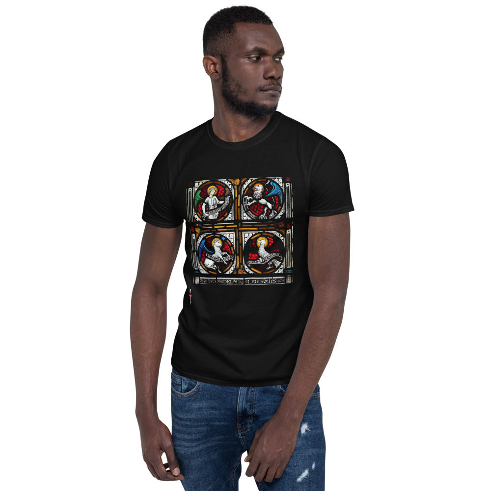 Jesus: The Lion, the Ox, the Man, and the Eagle - Short-Sleeve Unisex T-Shirt