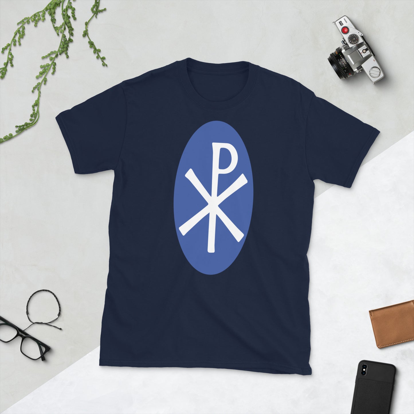 Chi Rho Christogram Short-Sleeve Unisex T-Shirt