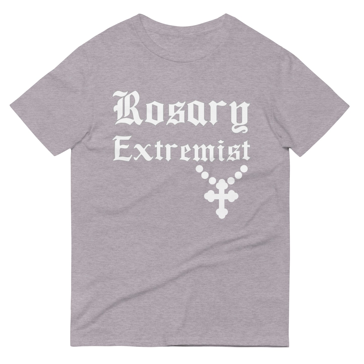 Holy Rosary Extremist Short-Sleeve T-Shirt Catholic Pray for us Virgin Mary Mother and Our Lady of all Christians