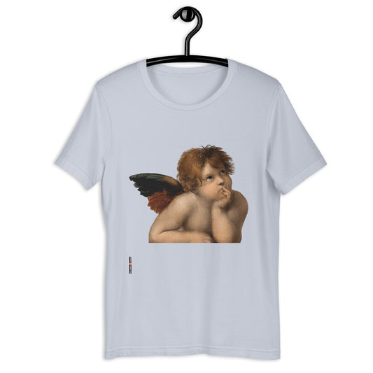 Raffaello’s Cherub (left) Short-Sleeve Unisex T-Shirt