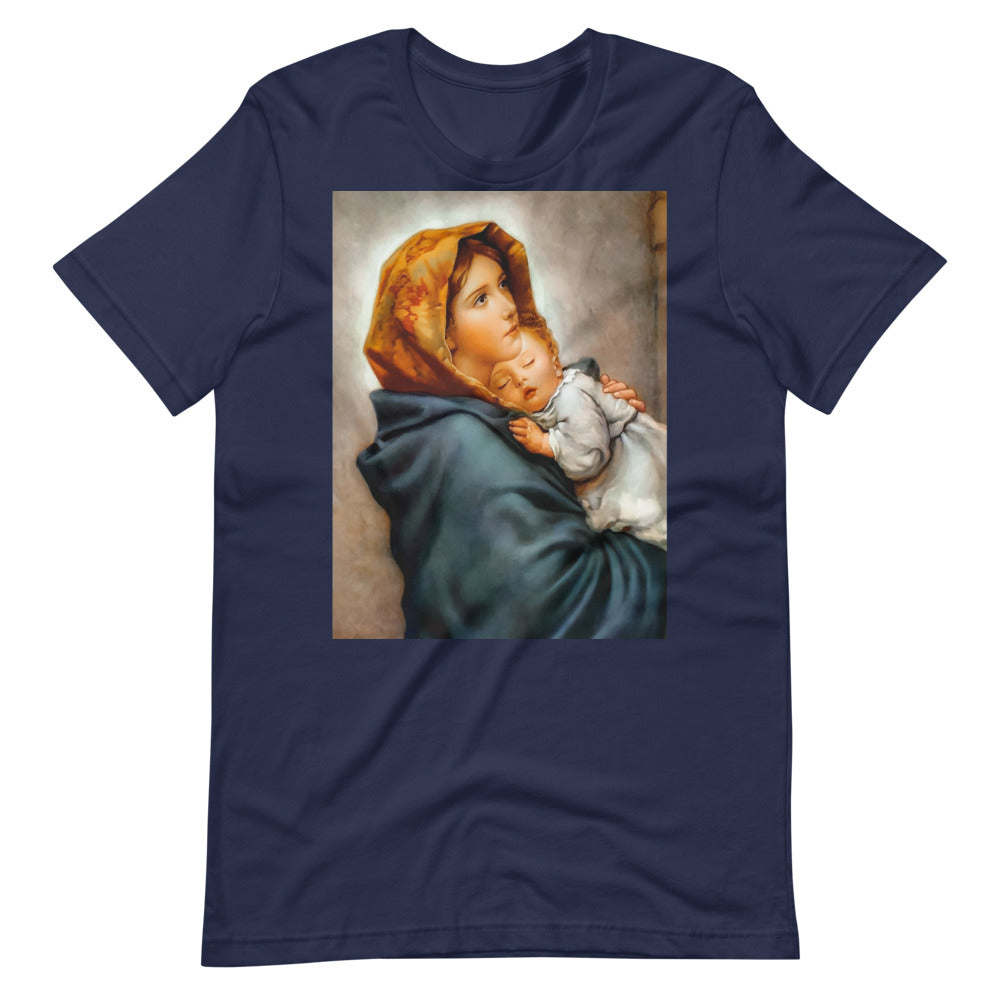 Madonna of the Streets (Roberto Ferruzzi) Short-Sleeve Unisex T-Shirt