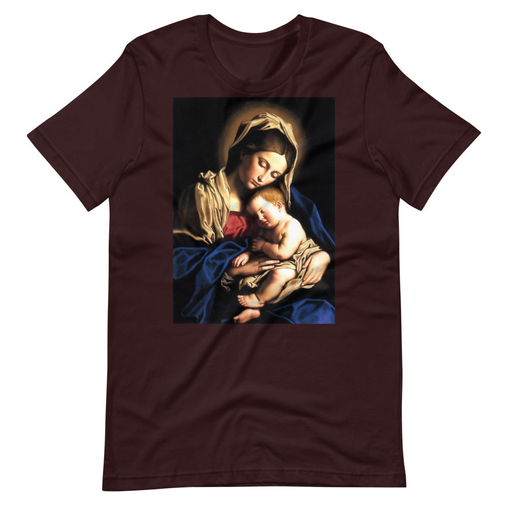 Madonna and Child (Sassoferrato) Short-Sleeve Unisex T-Shirt