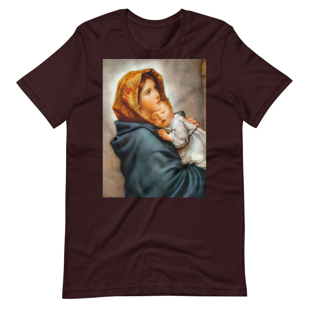 Madonna of the Streets (Roberto Ferruzzi) Short-Sleeve Unisex T-Shirt