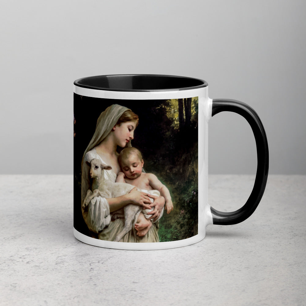 Innocence (Bouguereau) Mug with Color Inside