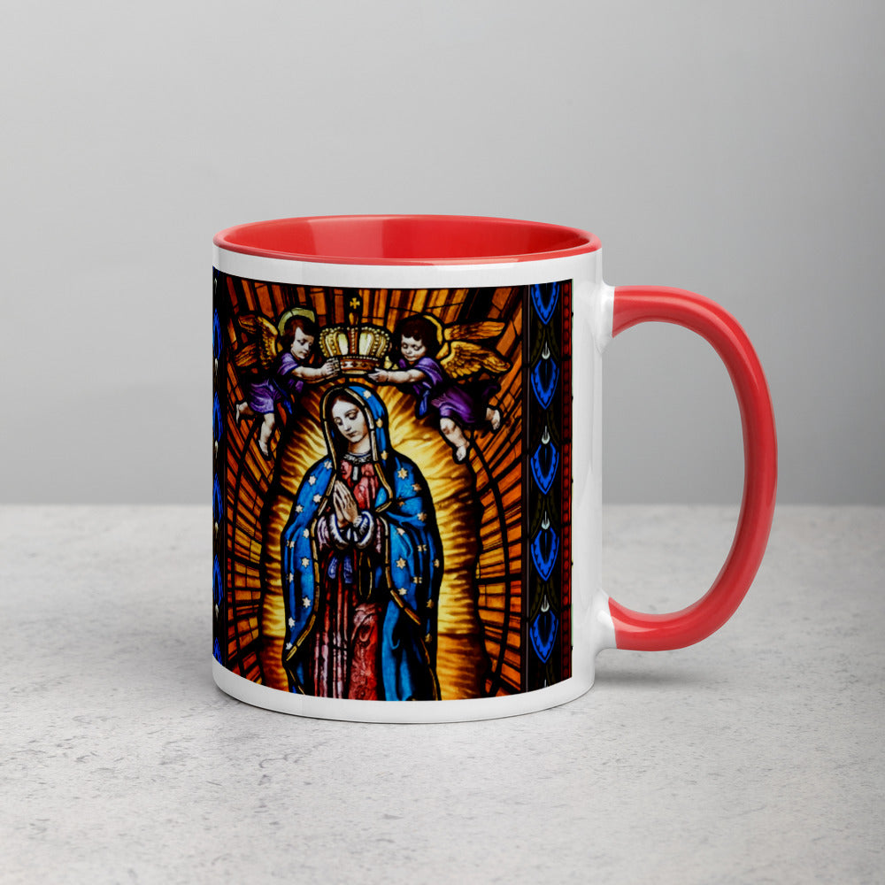 Our Lady of Guadalupe Mug with Color Inside
