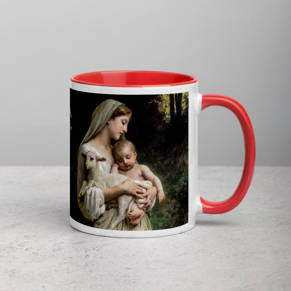 Innocence (Bouguereau) Mug with Color Inside