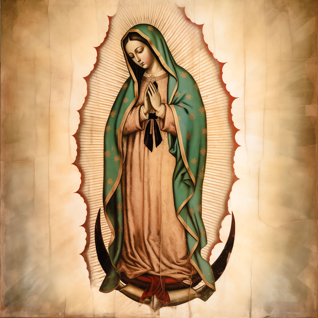 Pearl Print - Mater Admirabilis: Our Lady of Guadalupe Icon Mother most admirable