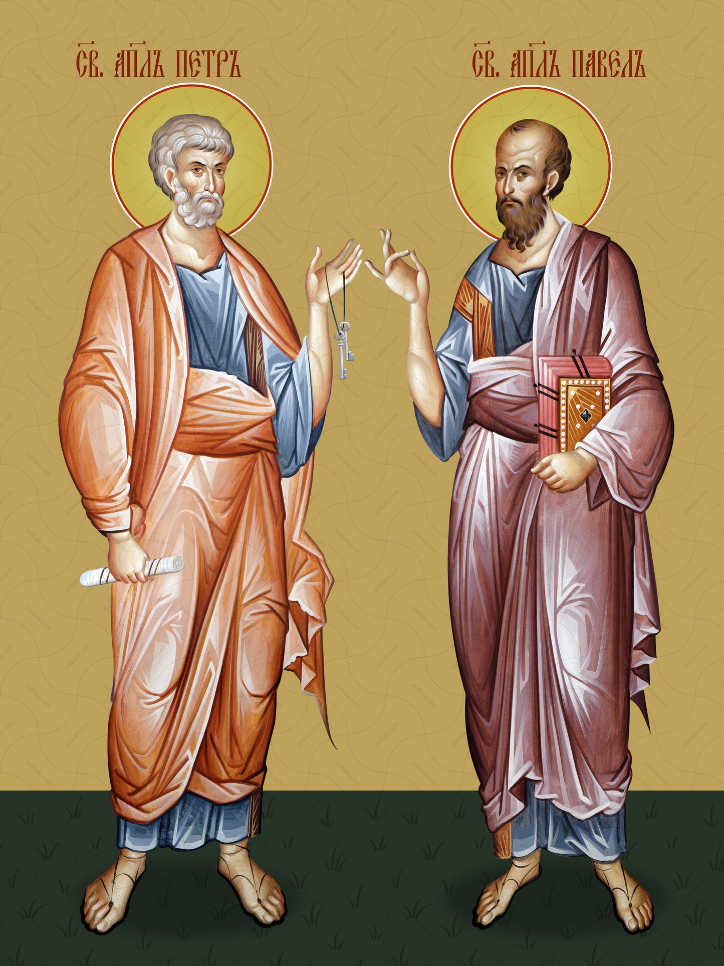 Paul and Peter, holy apostle
