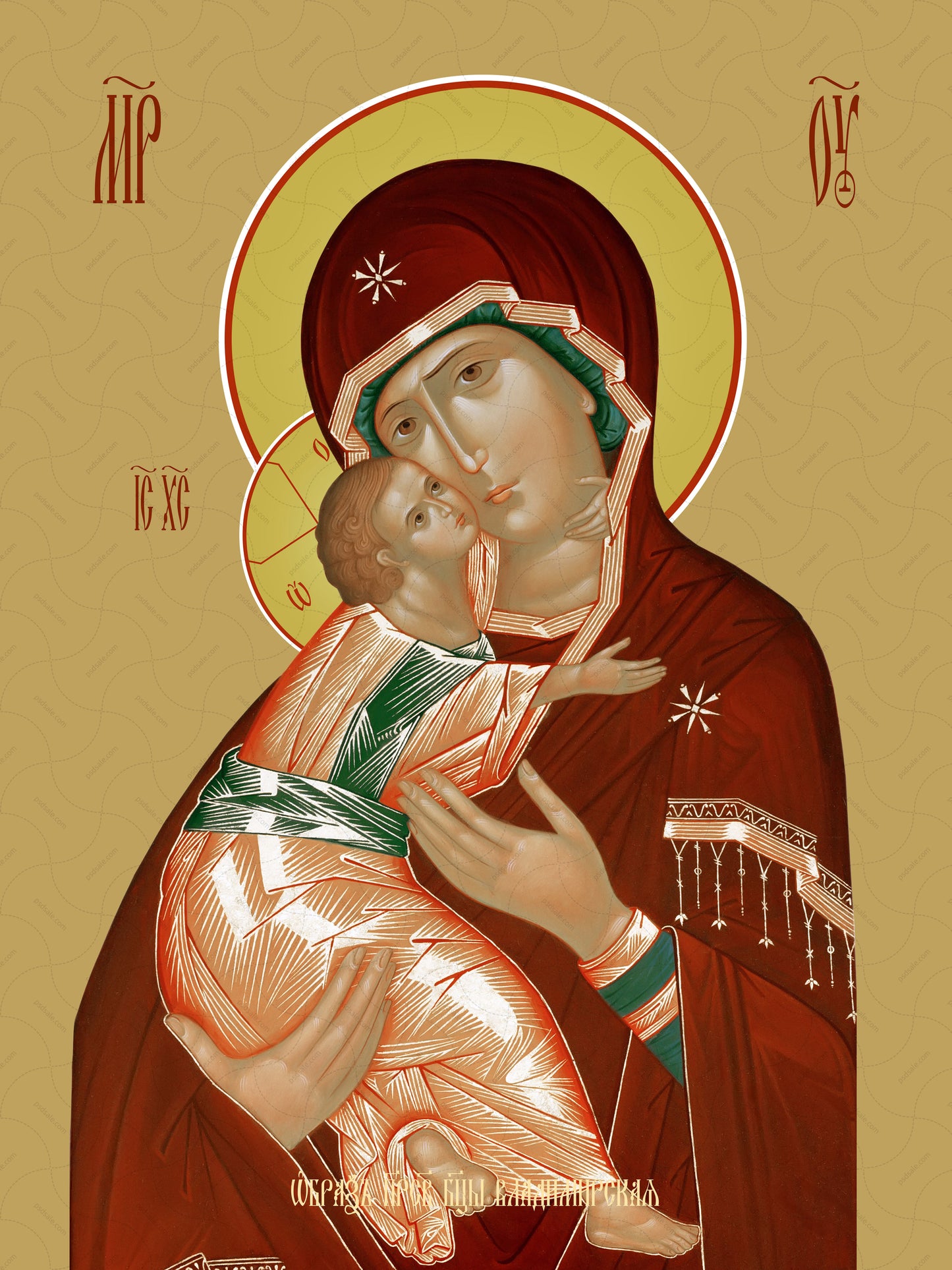 Icon of the Mother of God ÒVladimirskayaÓ