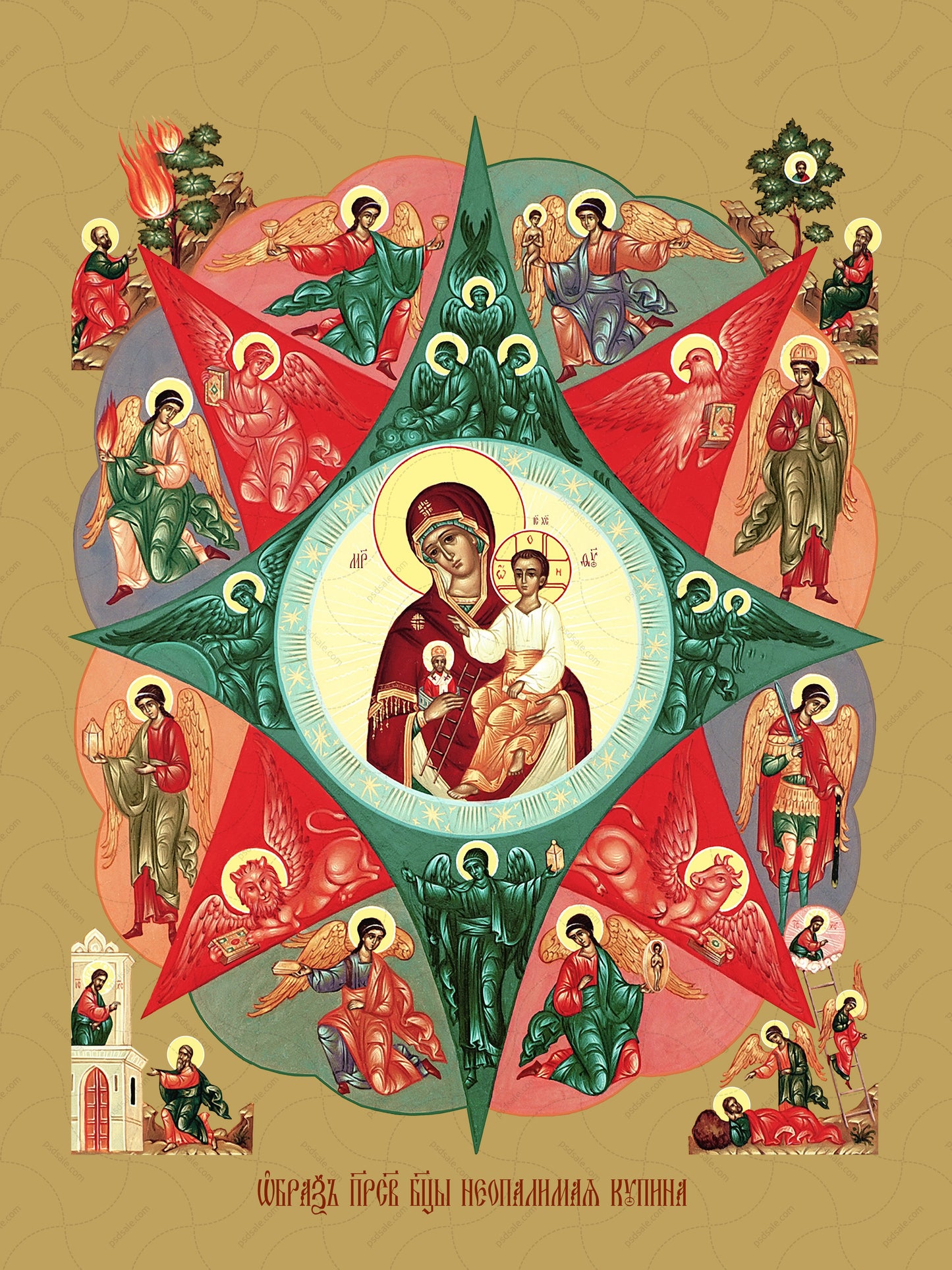 Icon of the Mother of God ÒThe Burning BushÓ