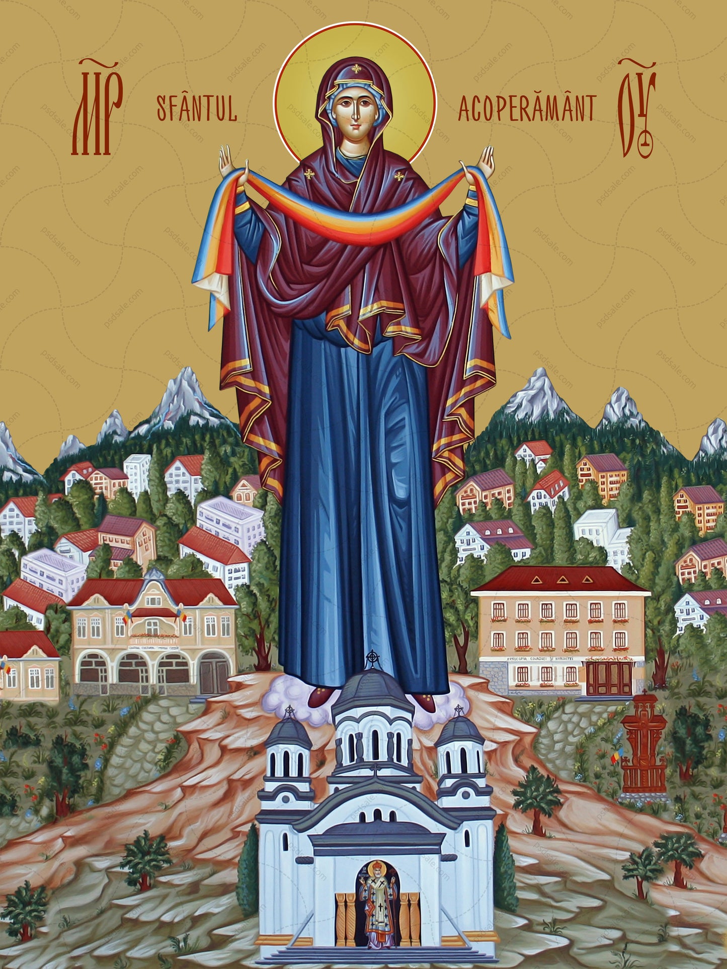 Icon of the Mother of God ÒPokrovÓ
