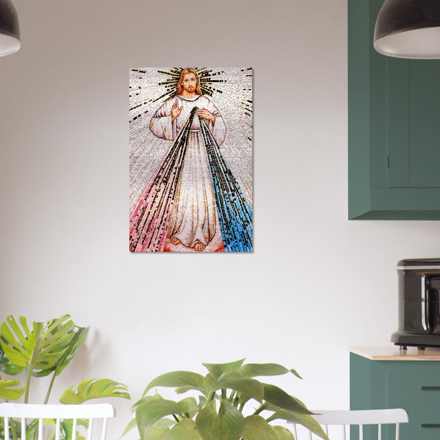 Trust in the Divine Mercy Brushed Aluminum Print