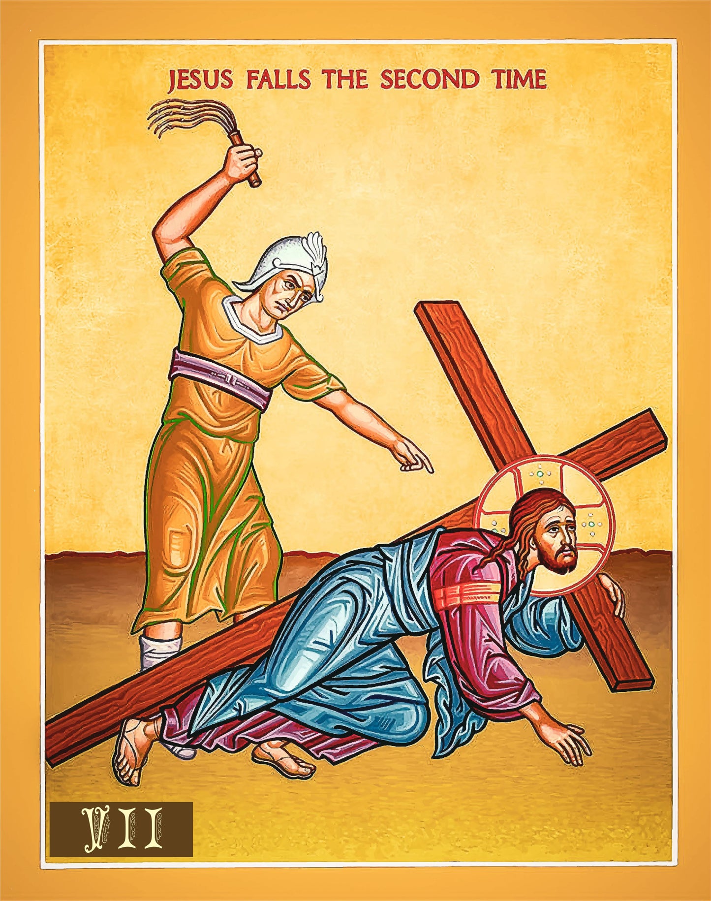 14 Stations of the Cross Set - Numbered