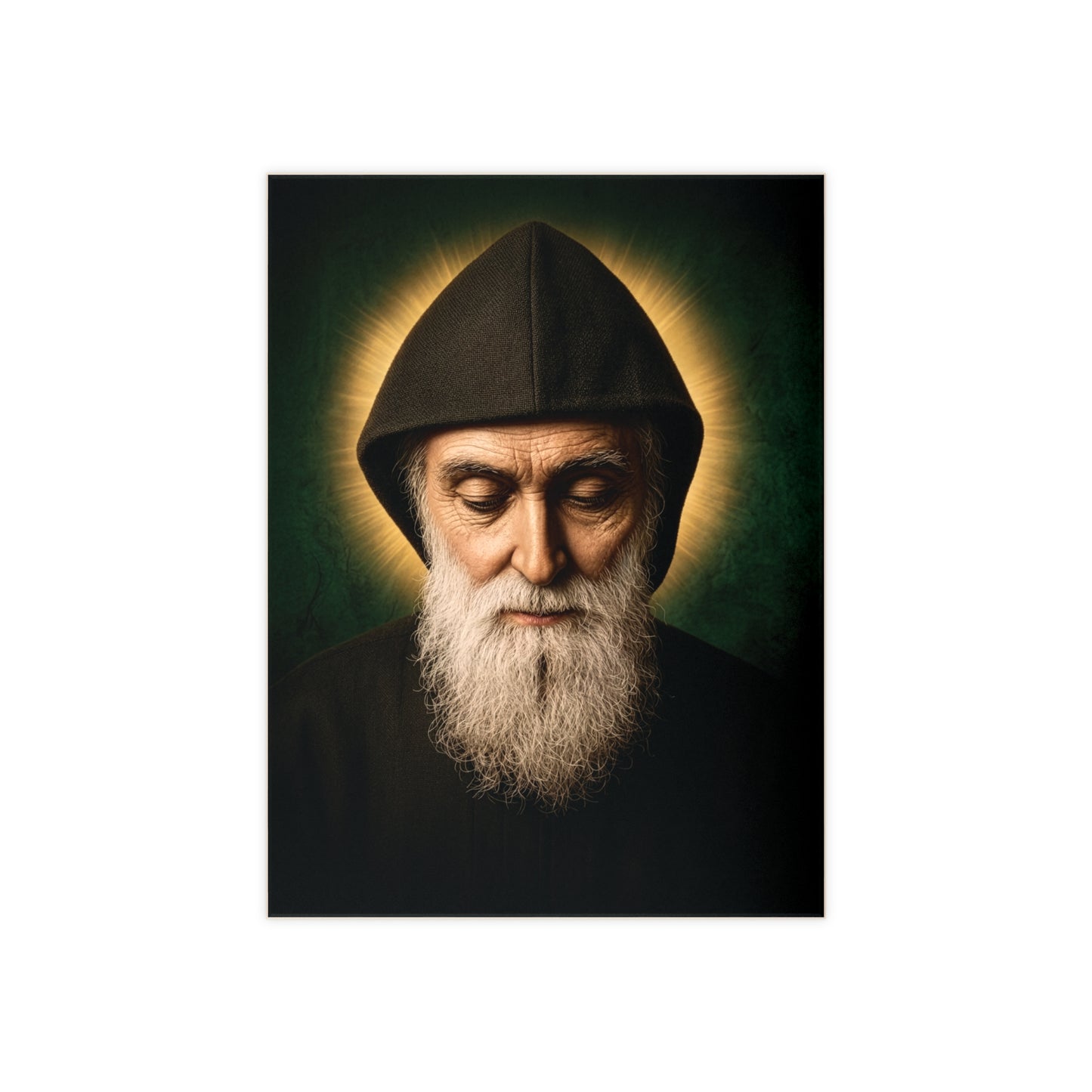 Saint Charbel Makhlouf Devotional Maronite Ceramic Icon Tile (6x8 inches) – The Miracle Monk of Lebanon