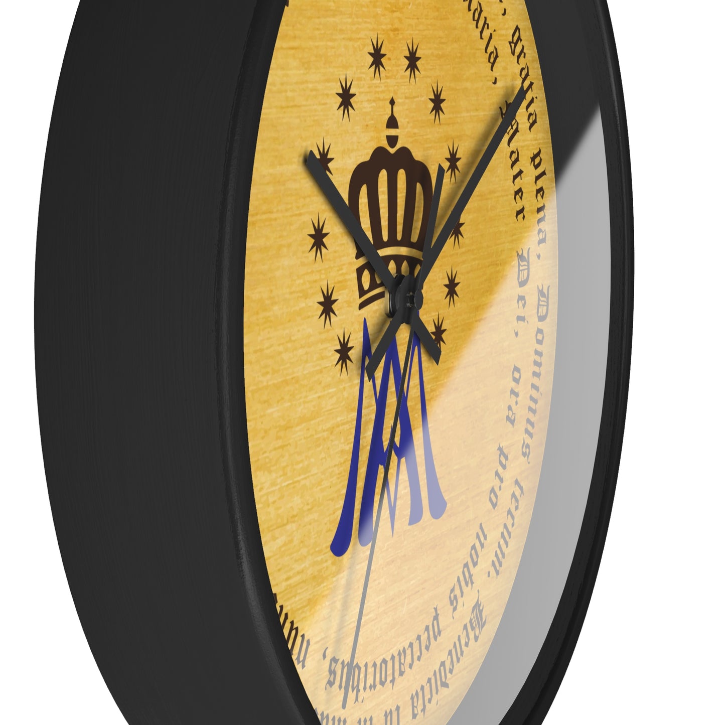 Hail Mary (Latin: Ave Maria) #WallClock