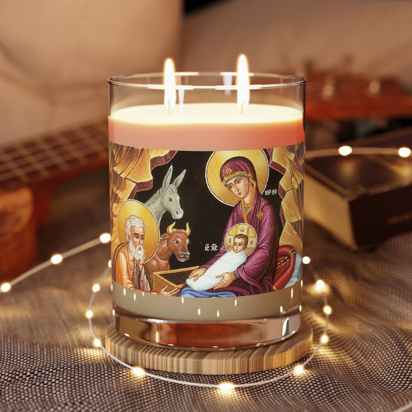 Eastern Nativity Icon #Christmas  - Scented #Candle, 11oz