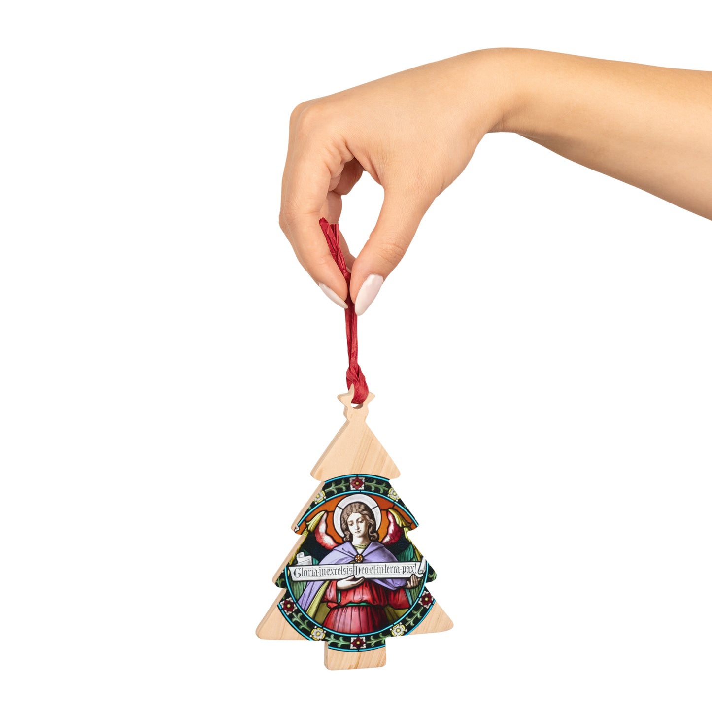 Gloria in excelsis Deo - Wooden #Christmas #Ornaments