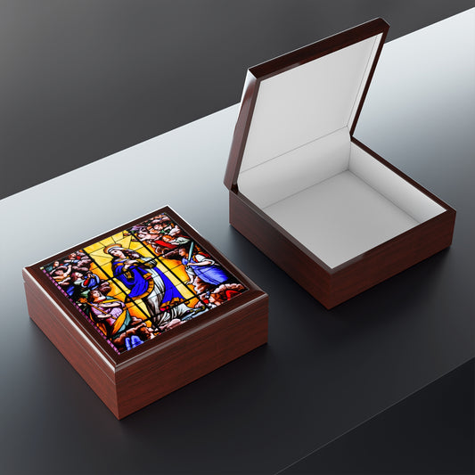 Our Lady, Queen of Hope #ReliquaryBox #JewelryBox