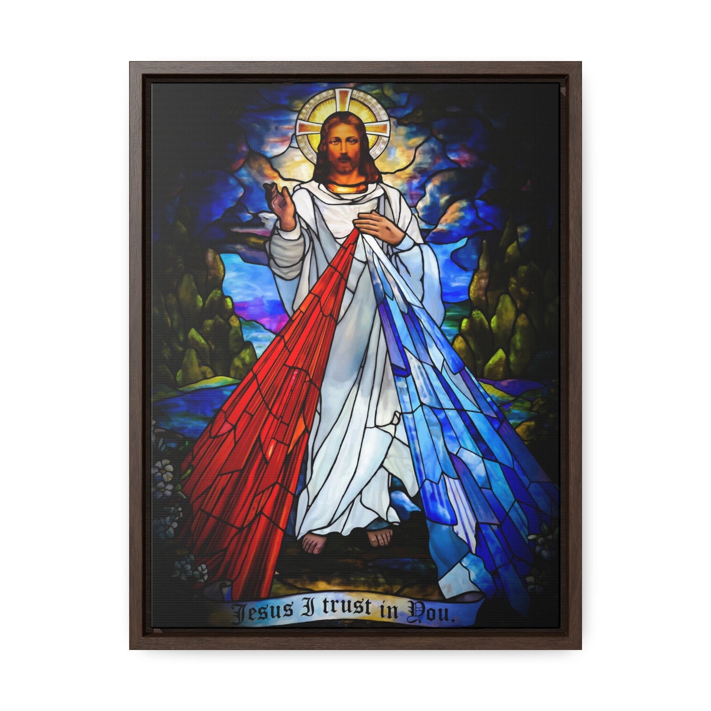 The Divine Mercy #FramedCanvas Gallery Wrap