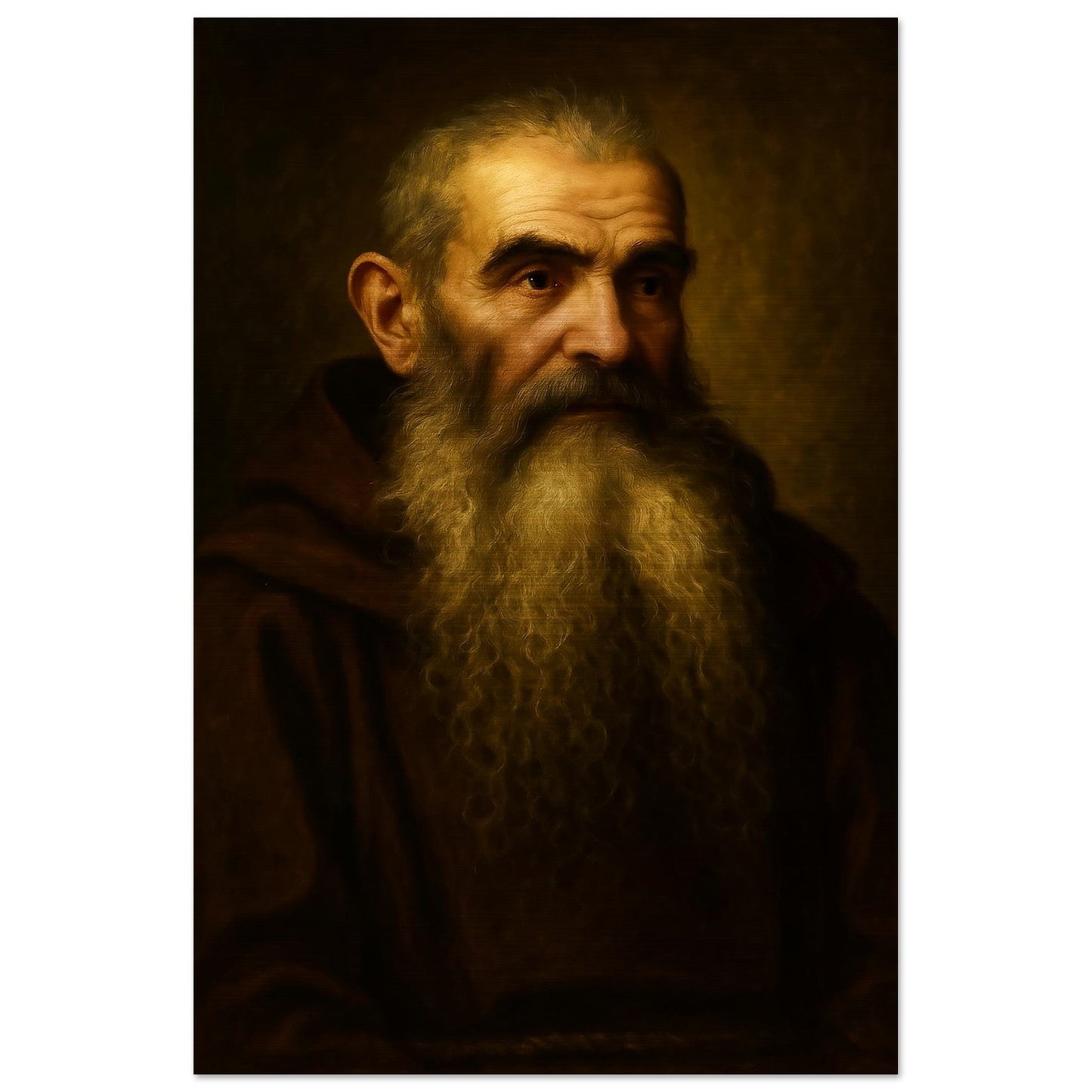 Pearl Print - Father Yacoub Alkbouche Portrait Icon -