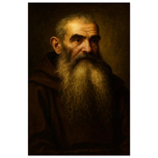 Pearl Print - Father Yacoub Alkbouche Portrait Icon -