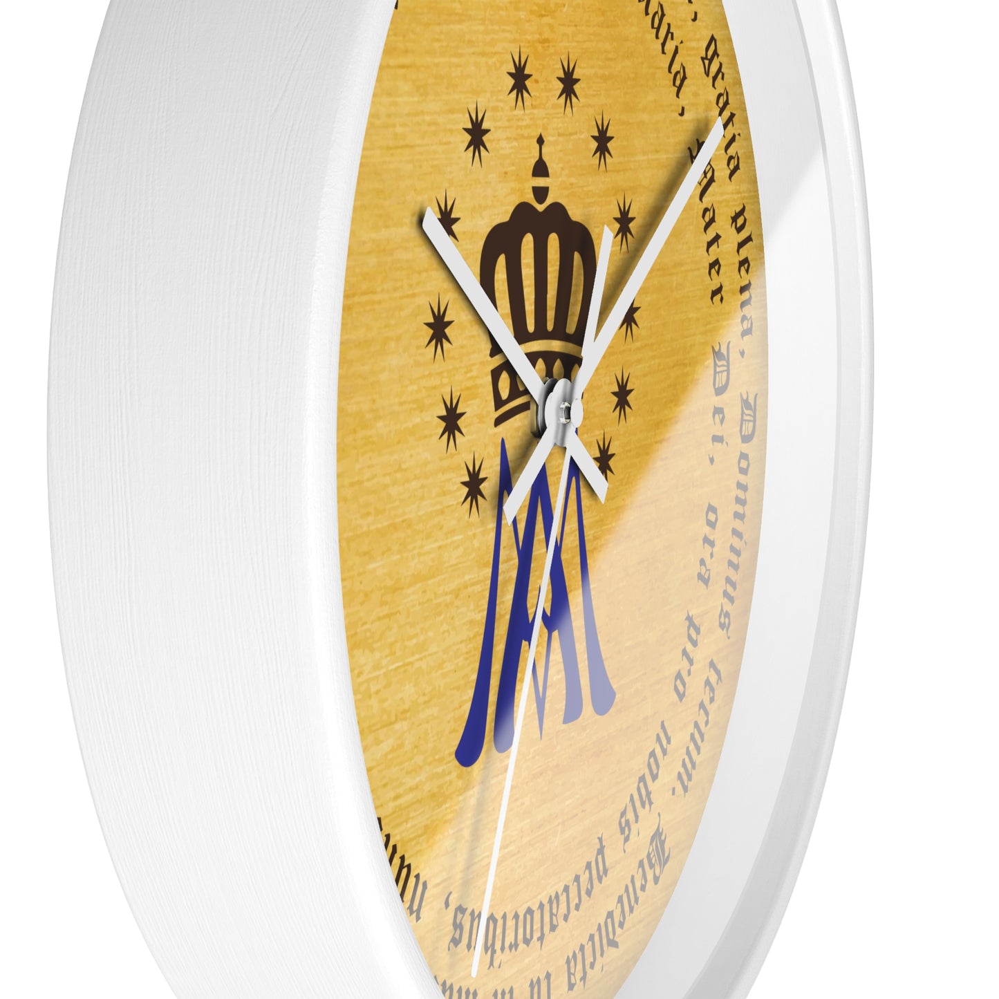 Hail Mary (Latin: Ave Maria) #WallClock