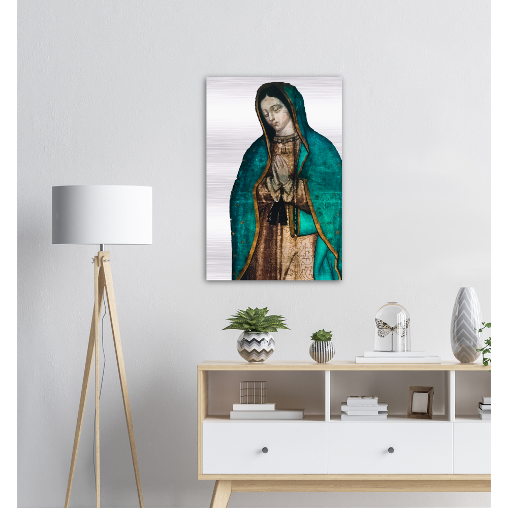 Our Lady Of Guadalupe - Brushed #AluminumIcon #MetallicIcon #Icon