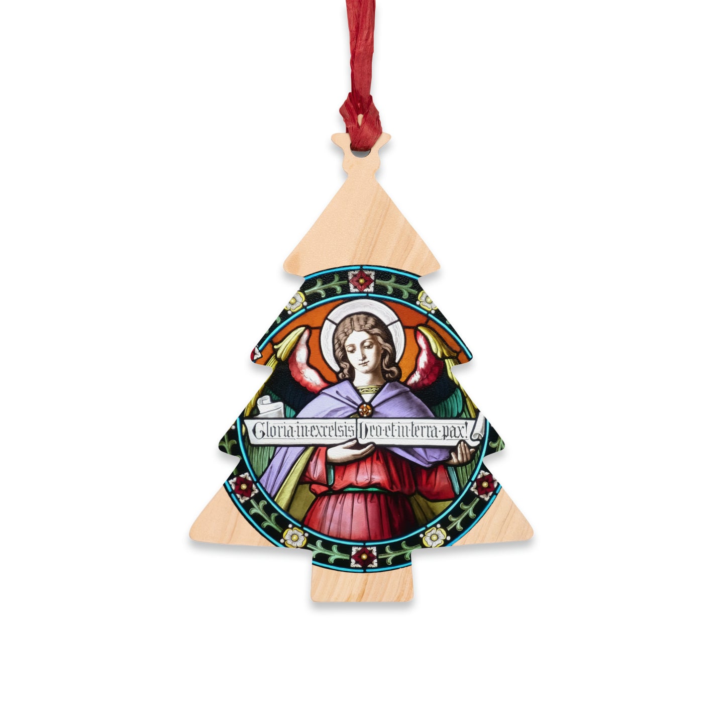 Gloria in excelsis Deo - Wooden #Christmas #Ornaments