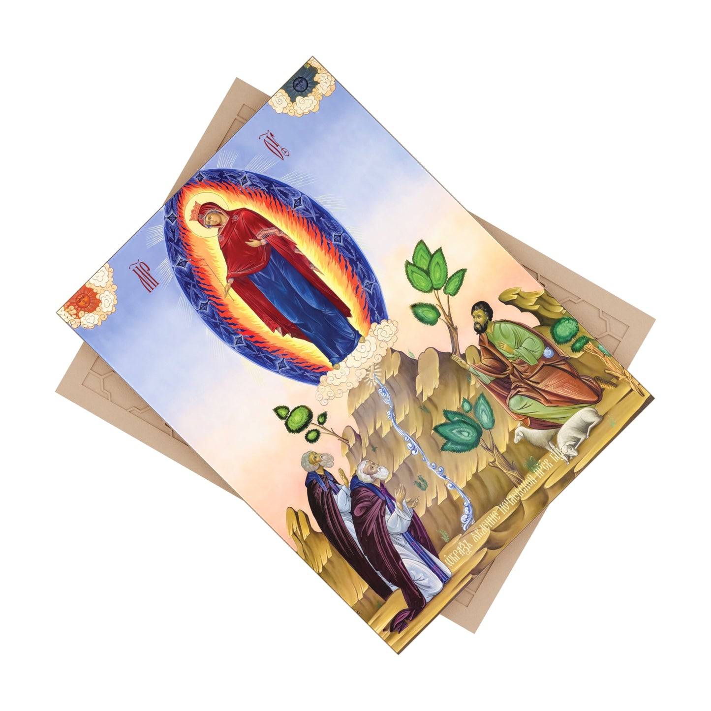 Icon of the Mother of God "Pochaevskaya" – 6x8 Ceramic Devotional Tile