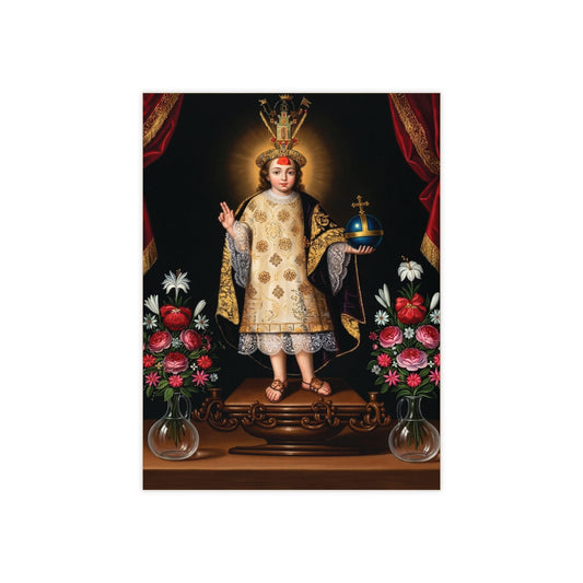 The Inca Infant Jesus of the Mascapaycha Devotional Ceramic Tile (6×8 inches)