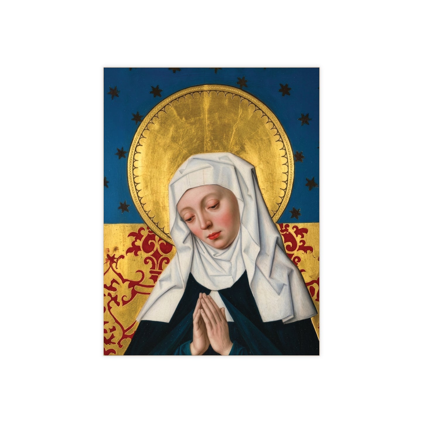 Saint Bridget of Sweden Devotional Ceramic Tile (6×8 inches)