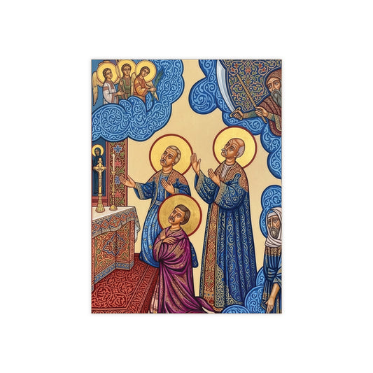 The Massabki Brothers Ceramic Devotional Icon Tile (6×8 inches)