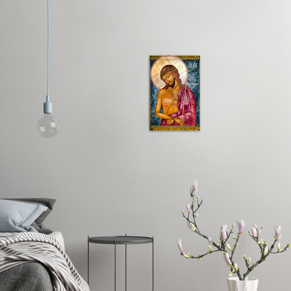 Christ the Bridegroom ✠ Brushed #Aluminum #MetallicIcon #AluminumPrint