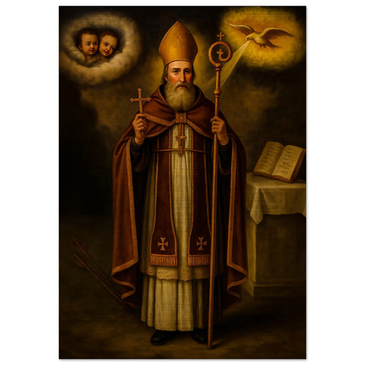 Pearl Print - Mar Tadi (ܬܰܕܰܝ) Apostle Saint Jude Thaddeus Icon