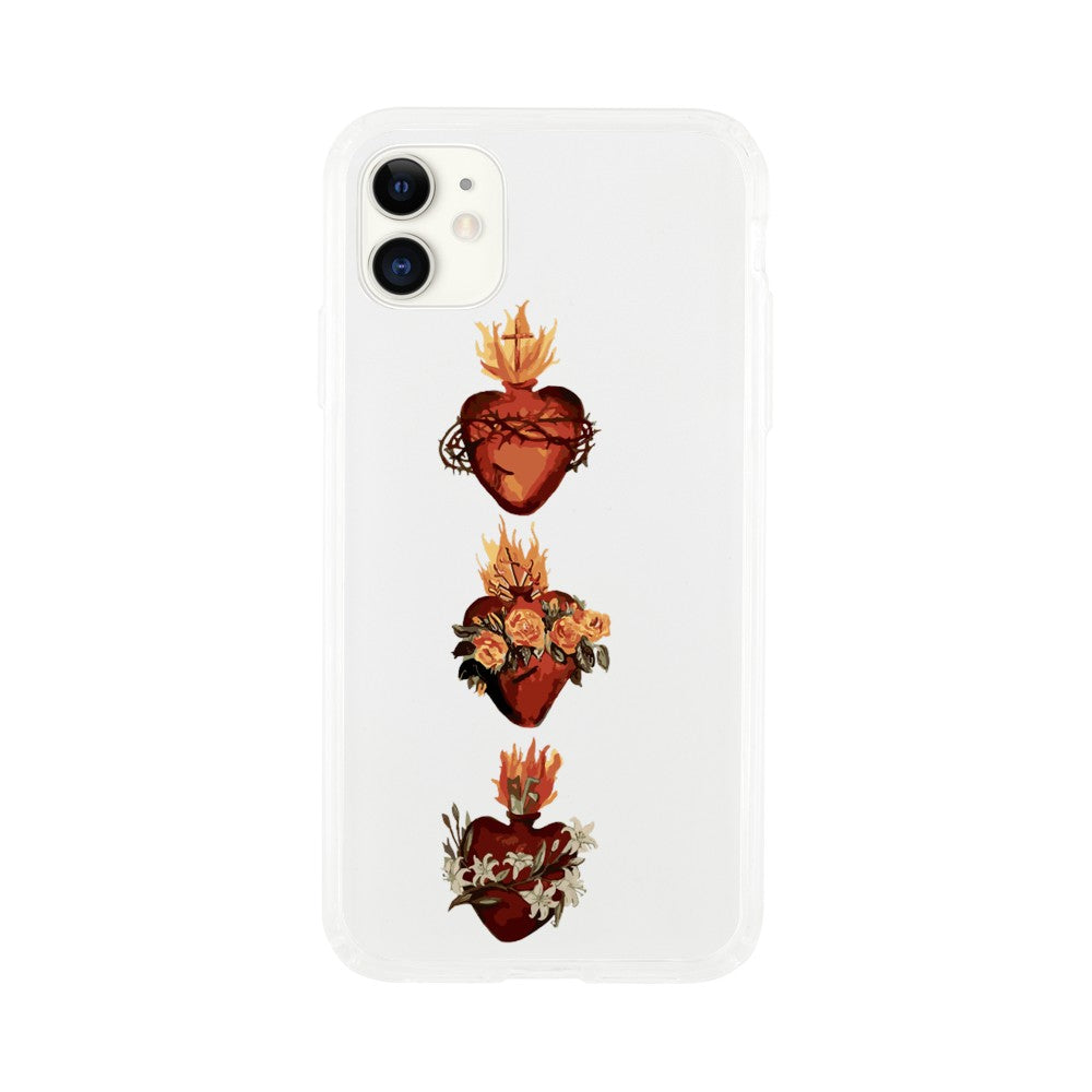 Three Hearts #JMJ Clear #iPhone Phone case