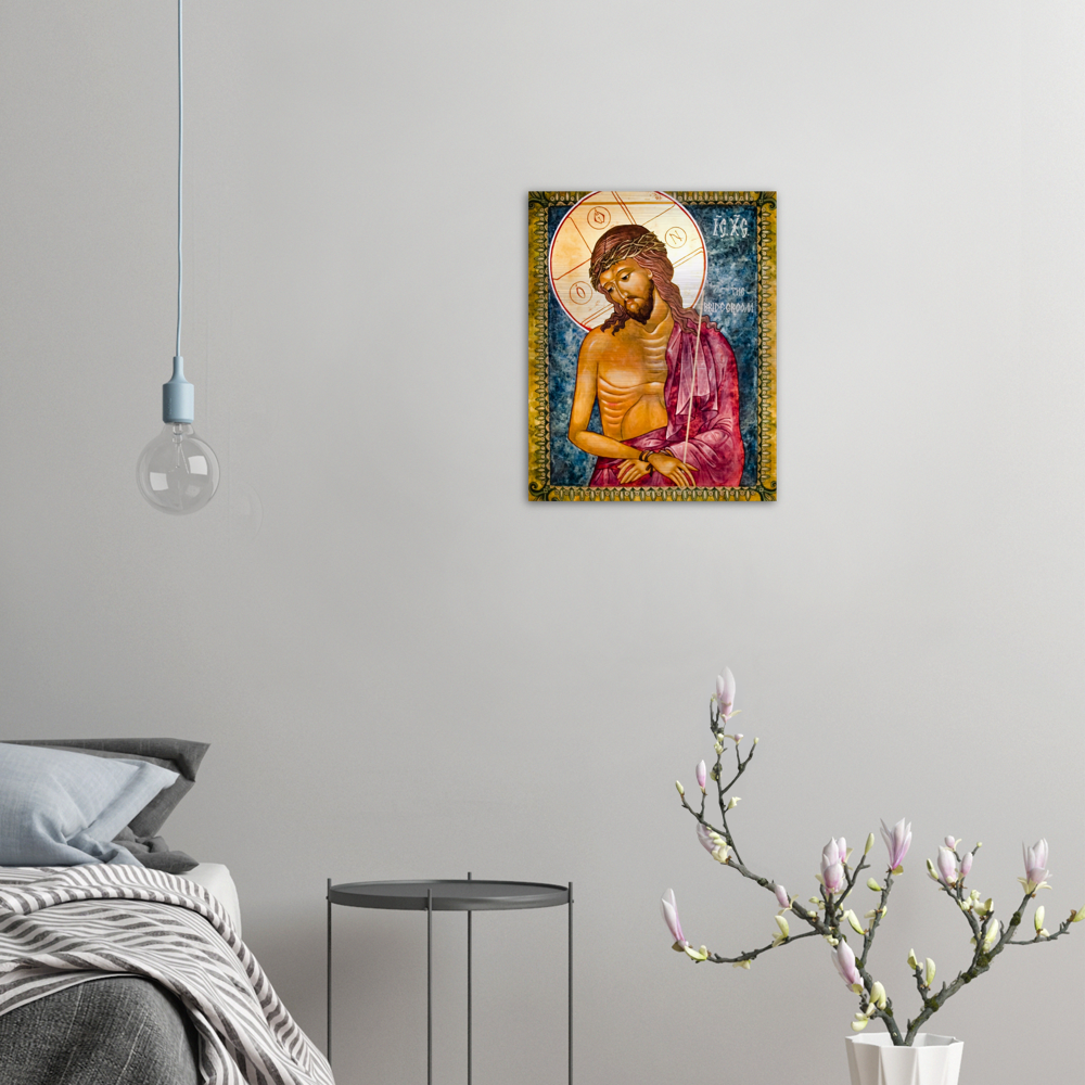 Christ the Bridegroom ✠ Brushed #Aluminum #MetallicIcon #AluminumPrint