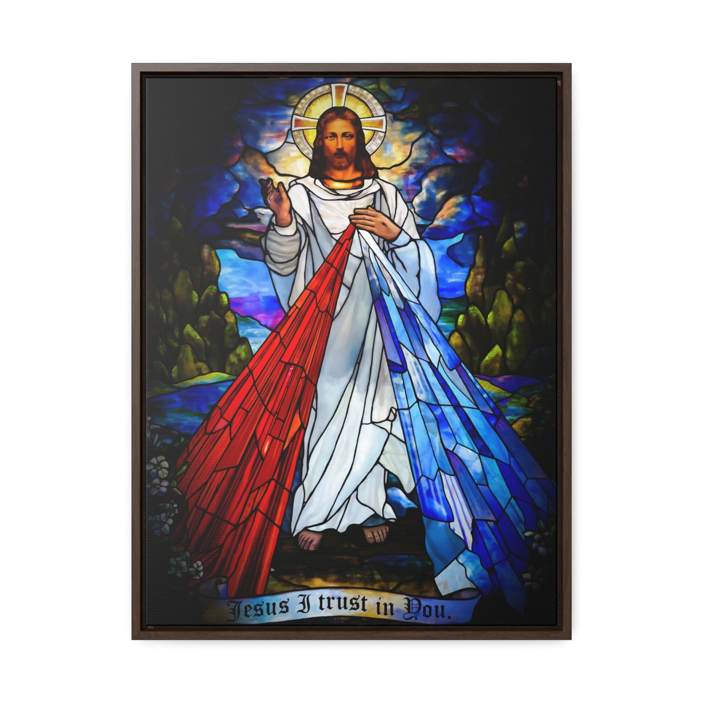 The Divine Mercy #FramedCanvas Gallery Wrap