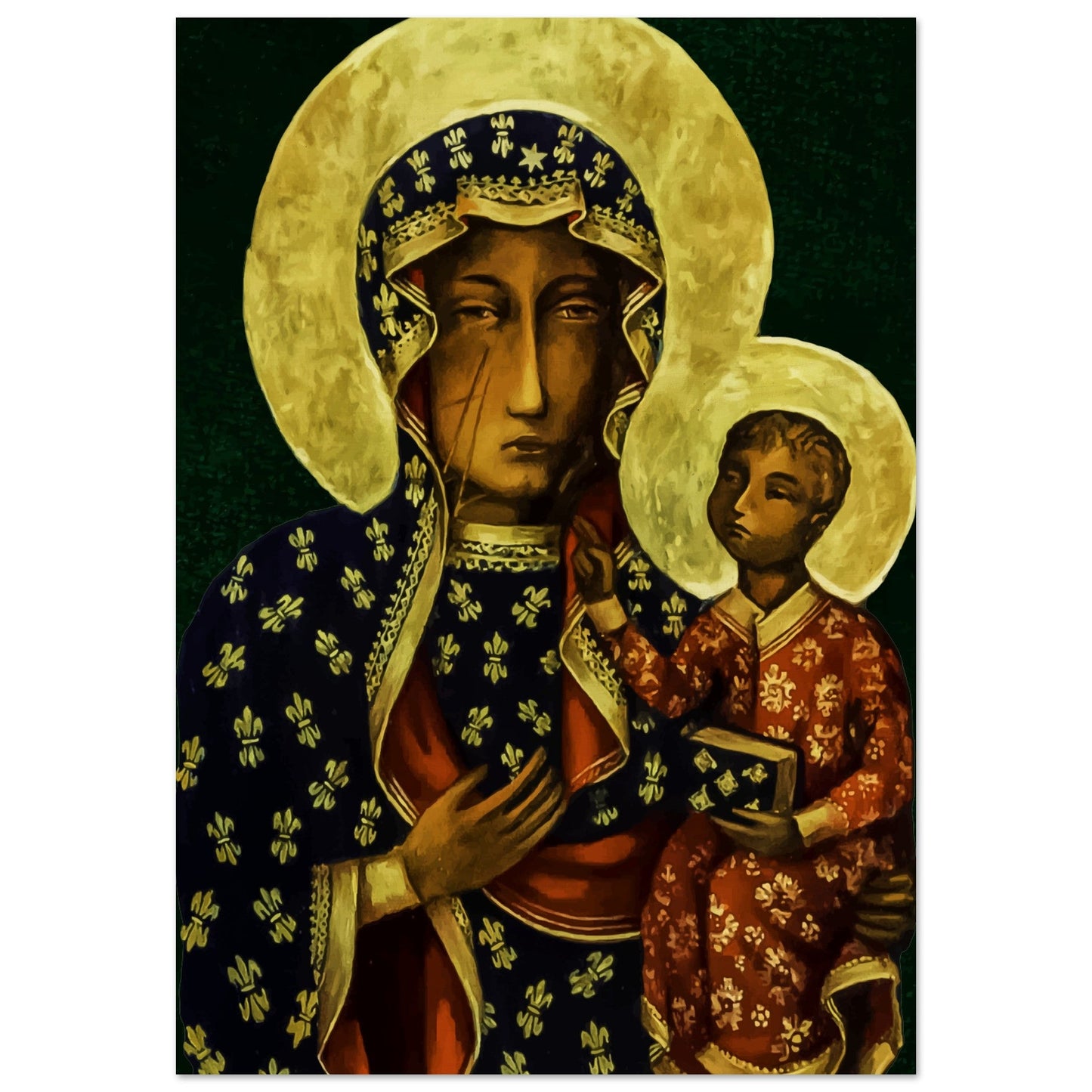 Pearl Print - Our Lady of Czestochowa Icon