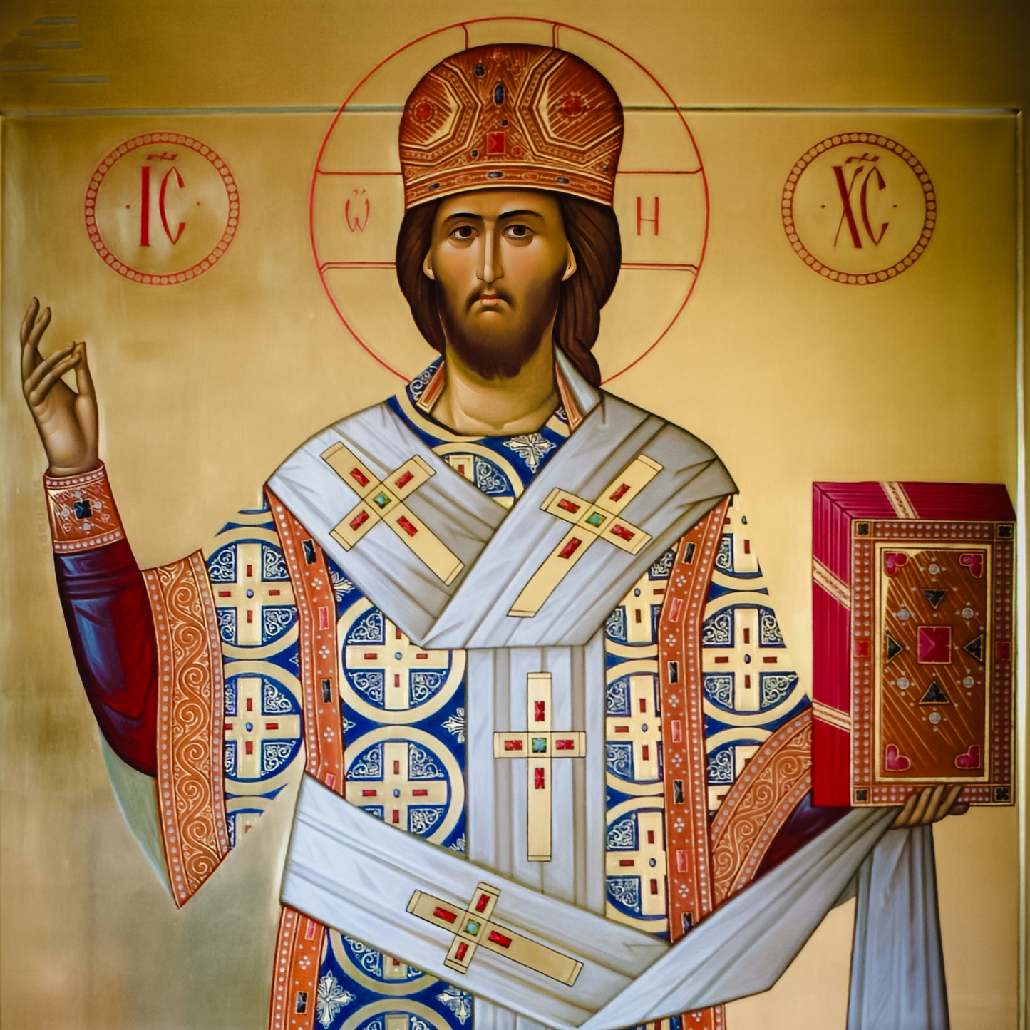 Pearl Print - Jesus Christ is our High Priest - Icon