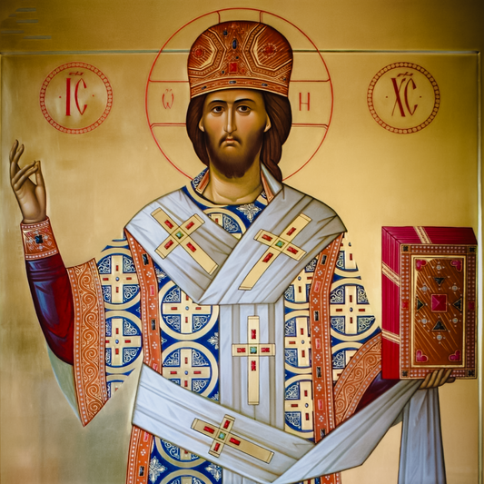 Pearl Print - Jesus Christ is our High Priest - Icon