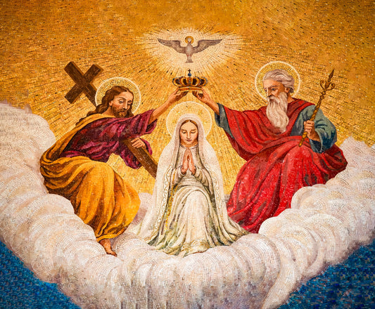 Pearl Print - The Queenship of Mary, the Model of Our Destiny - Icon