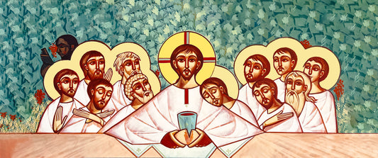 Last Supper Coptic Icon Plaque
