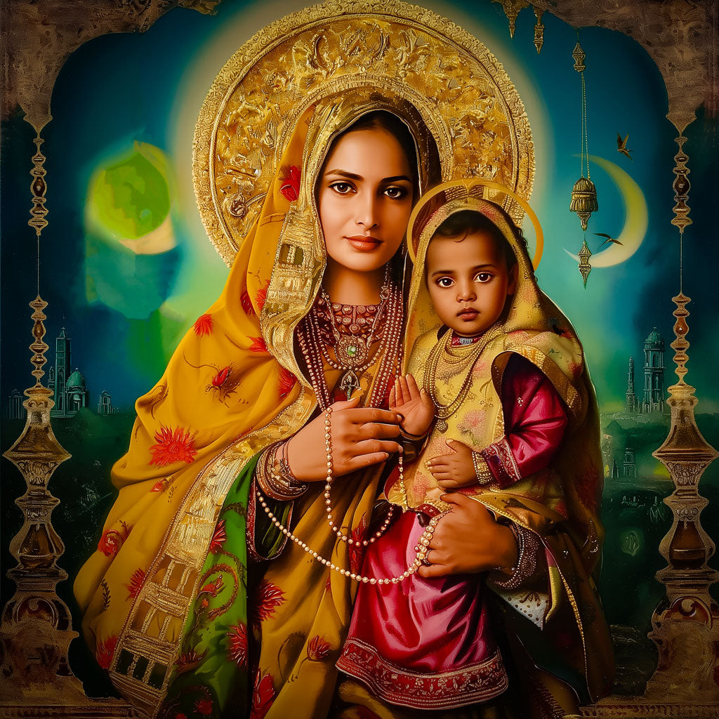 Pearl Print - Arogya Madha (Lady of Good Health) Icon