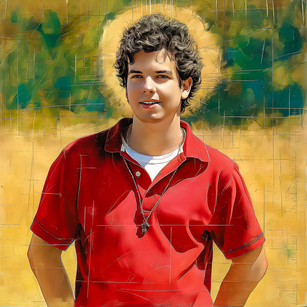 Pearl Print - Blessed Carlo Acutis Icon