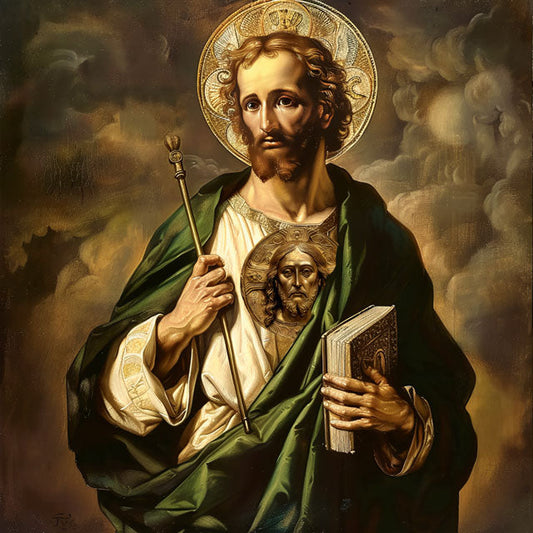 Pearl Print - Saint Jude Thaddeus Apostle Icon
