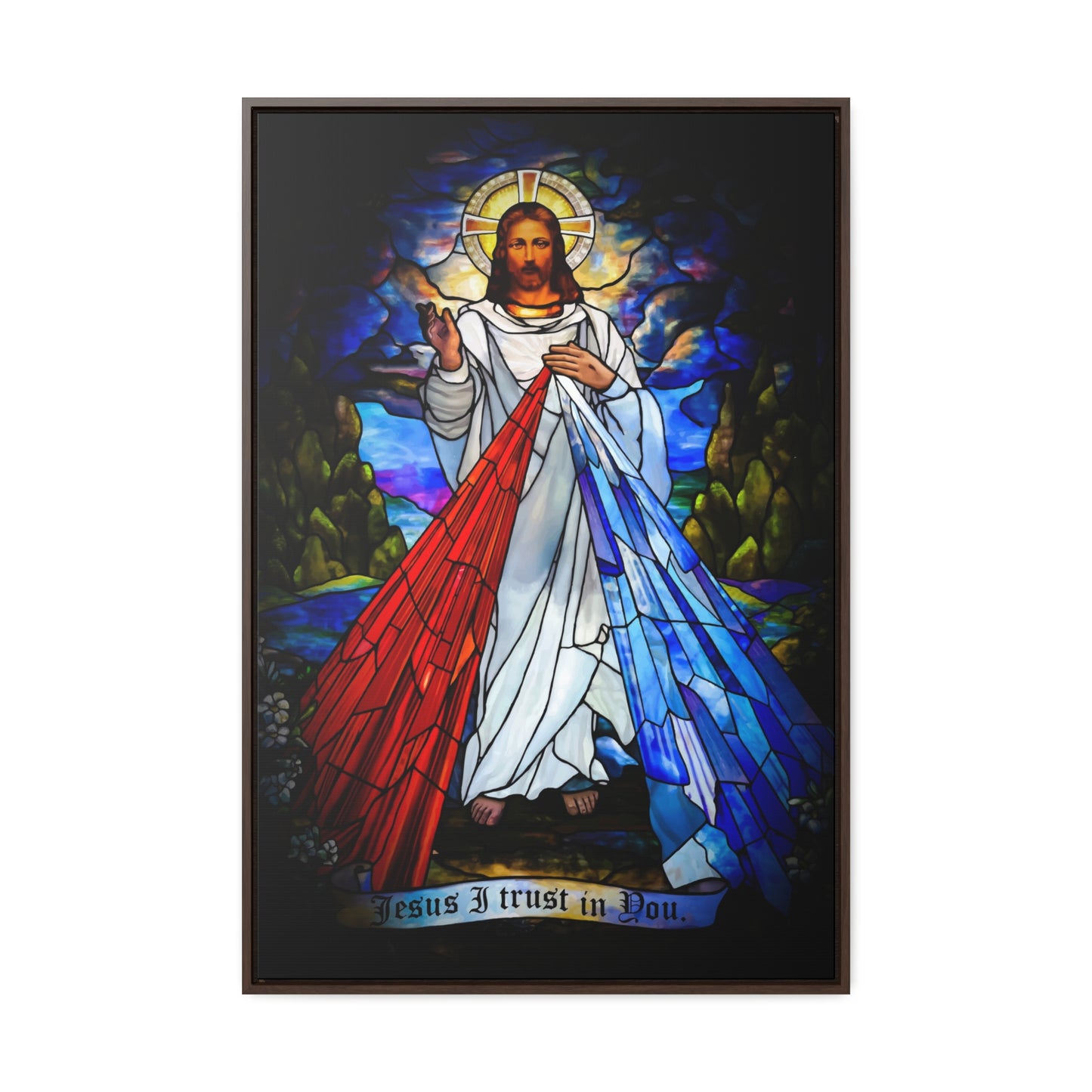 The Divine Mercy #FramedCanvas Gallery Wrap