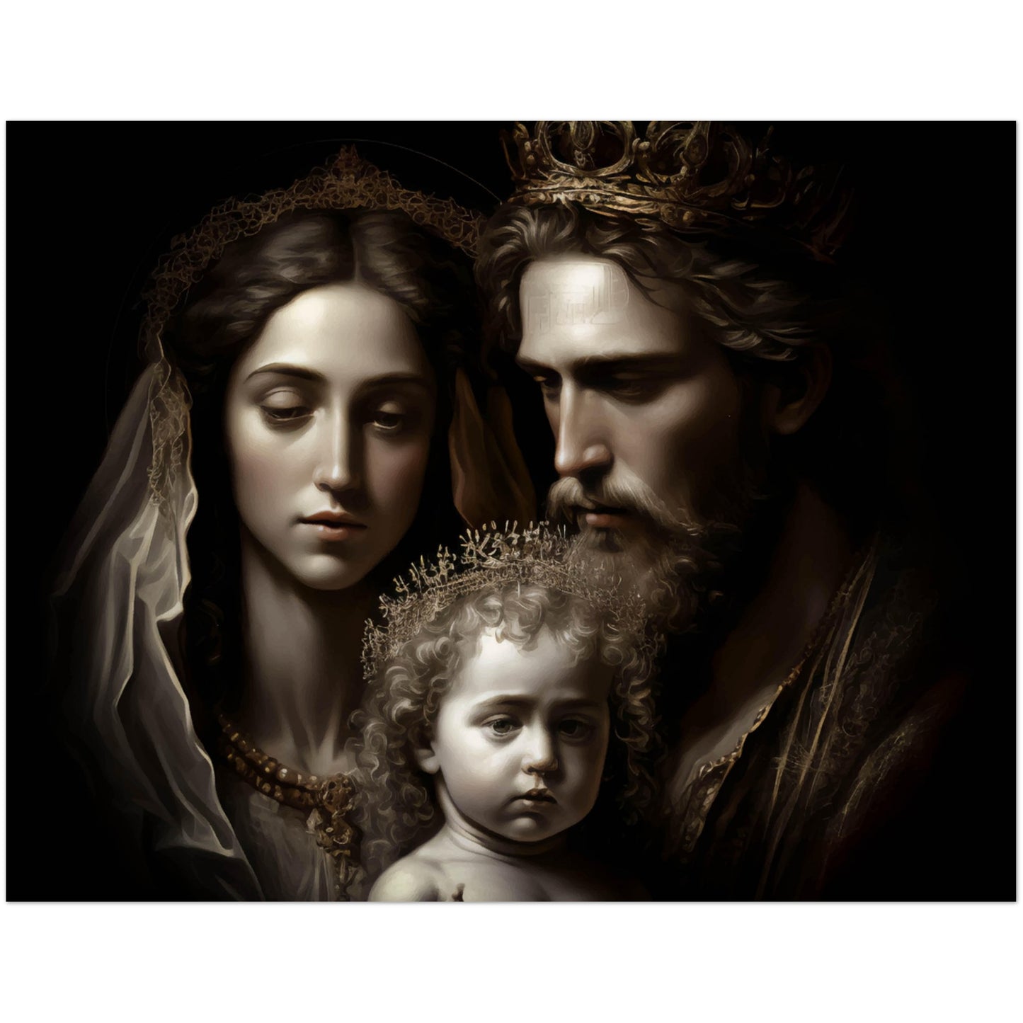 Holy Royal Family Silk Paper Print 10 copies